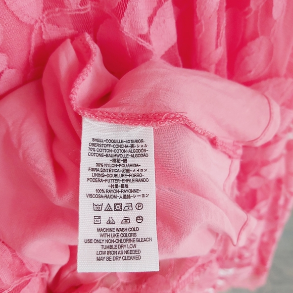 Free People Floral Mesh Dress Size 8 - Picture 7 of 7